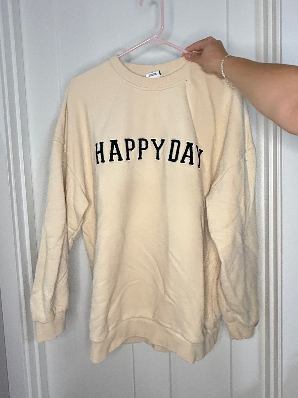 Little Bipsy Happy Day Cream Crewneck